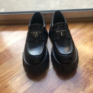 Prada chunky loafers